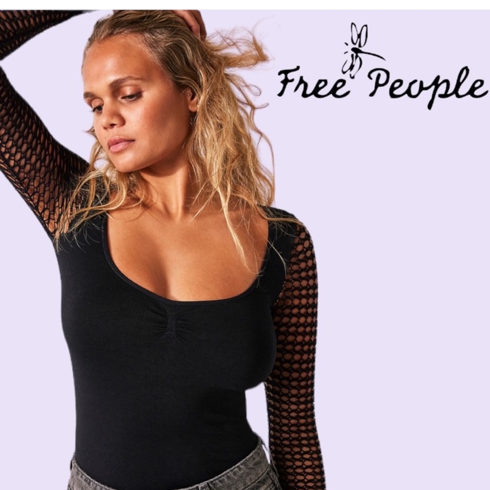 NWT FREE PEOPLE INTIMATELY BLACK TOP
